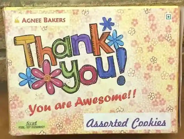 Thank you cookies